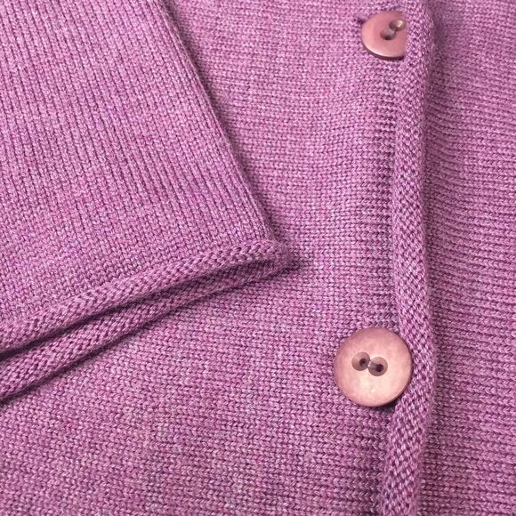 Eileen Fisher Open Front Knit Open Front Cardigan Sweater Sz PM Merino Wool - Picture 11 of 12